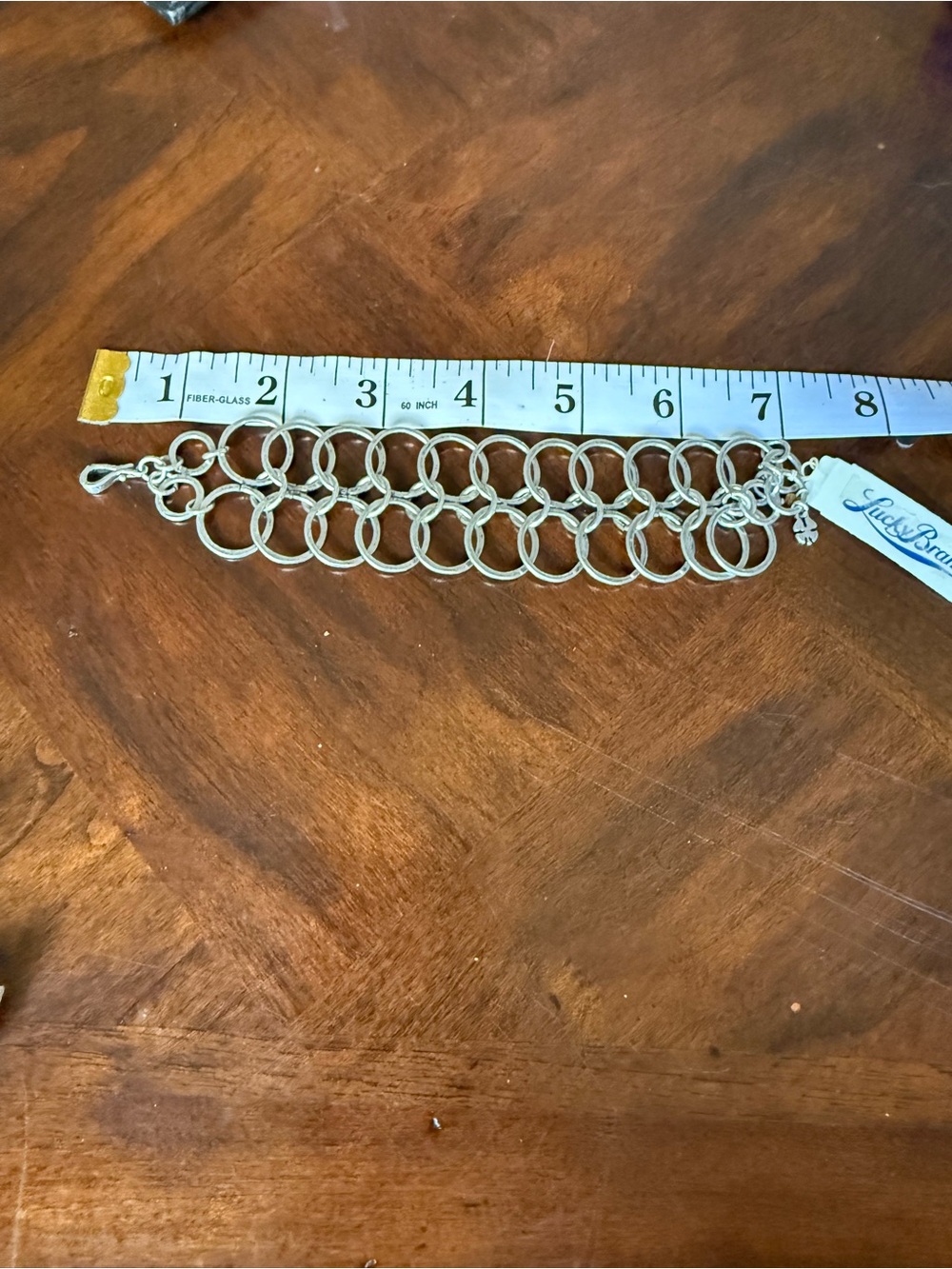 Lucky Brand Silver  Multi-Ring Link Bracelet